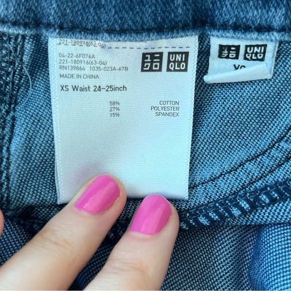 Uniqlo Ultra Stretch Denim Legging Pants - Picture 6 of 6